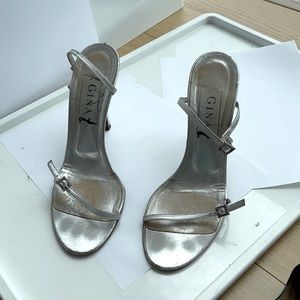 Gina silver sandals